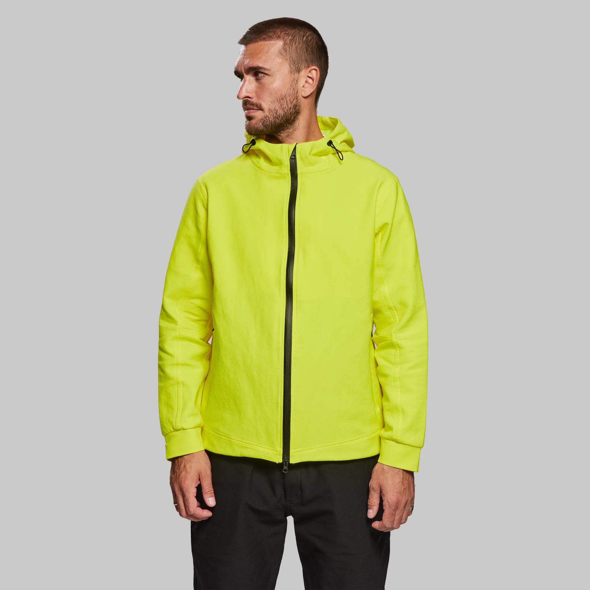 Indestructible Hooded Jacket. Yellow edition