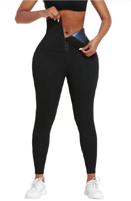 0248 SCULPTING WAIST LEGGINGS WITH BOOTY LIFT & SWEAT-ENHANCING NEOPRENE 3 ADJUSTABLE LEVELS.