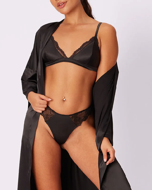 Long Robe | Luxe Satin (Eightball)