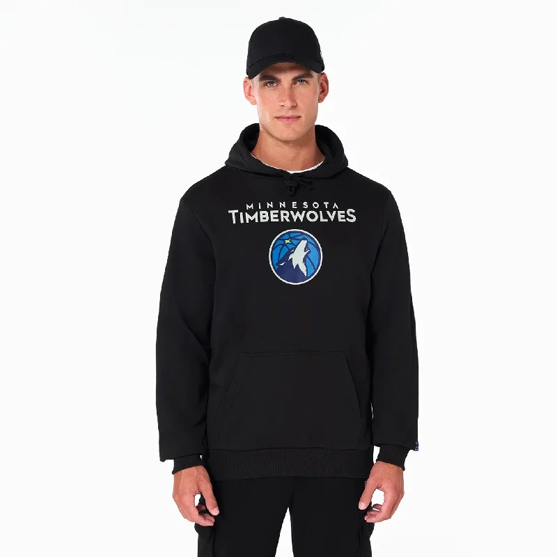 Minnesota Timberwolves NBA Black Pullover Hoodie