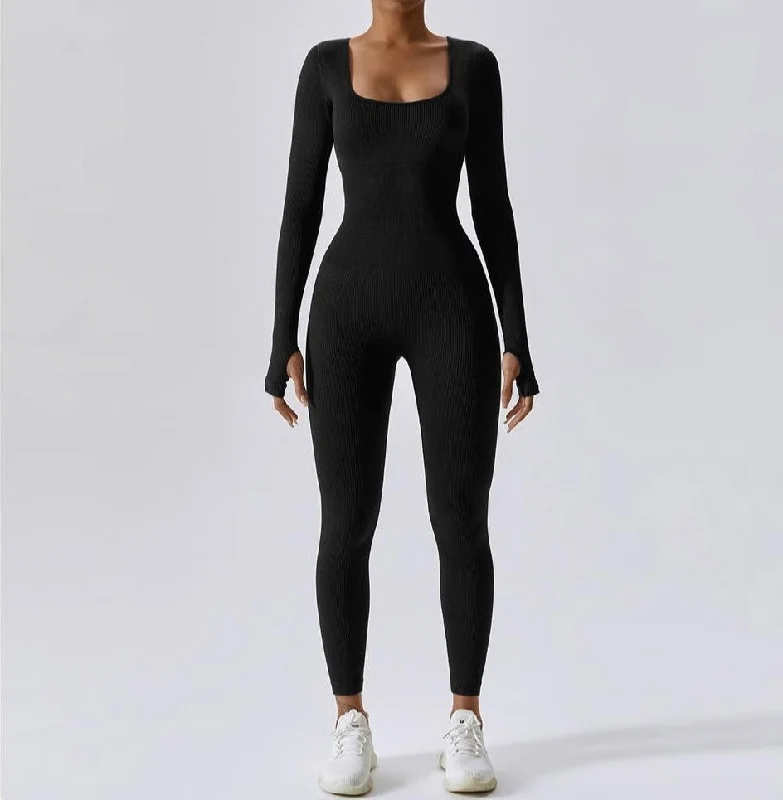 New seamless LG jumpsuit sleeved