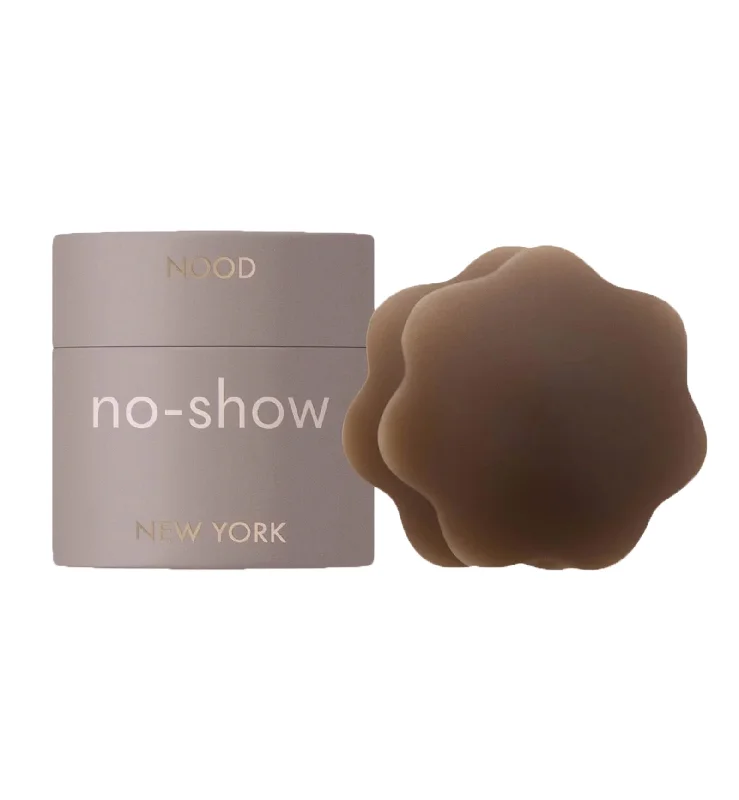 NOOD No-Show Nipple Covers (Daisy) - Coffee / No. 9