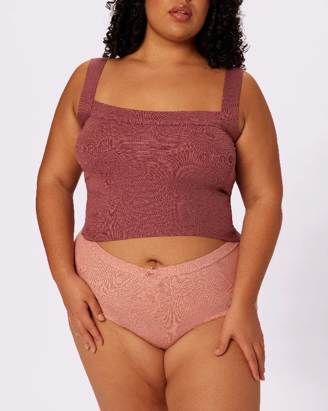 Perfect Rib Cami | Lush Rib (Roseglow)