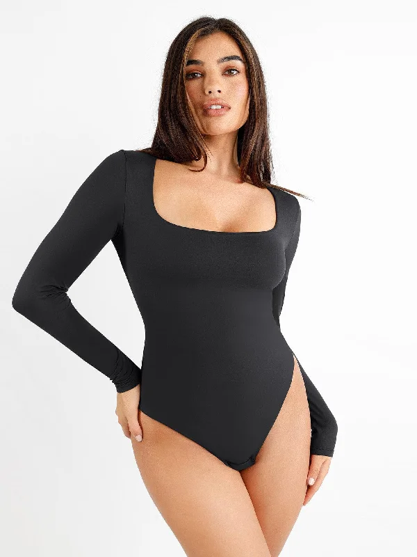 Shapewear Cloudsense Long Sleeve Seamless Bodysuit