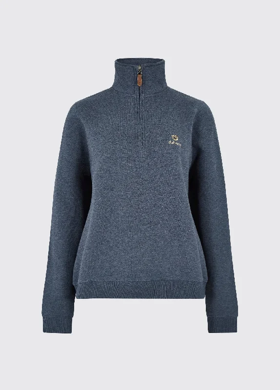 Castlemartyr Women's Quarter Zip Sweatshirt - Denim