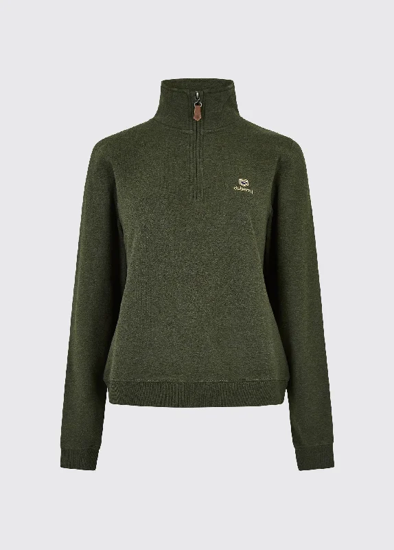 Castlemartyr Women's Quarter Zip Sweatshirt - Olive