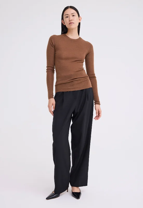 Clue Merino Wool Sweater - Dario Brown