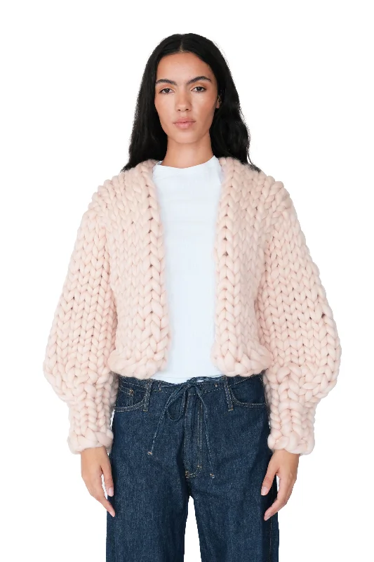 Cream Colossal Knit Cardigan