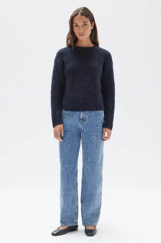 Dahlia Wool Knit Crew Jumper