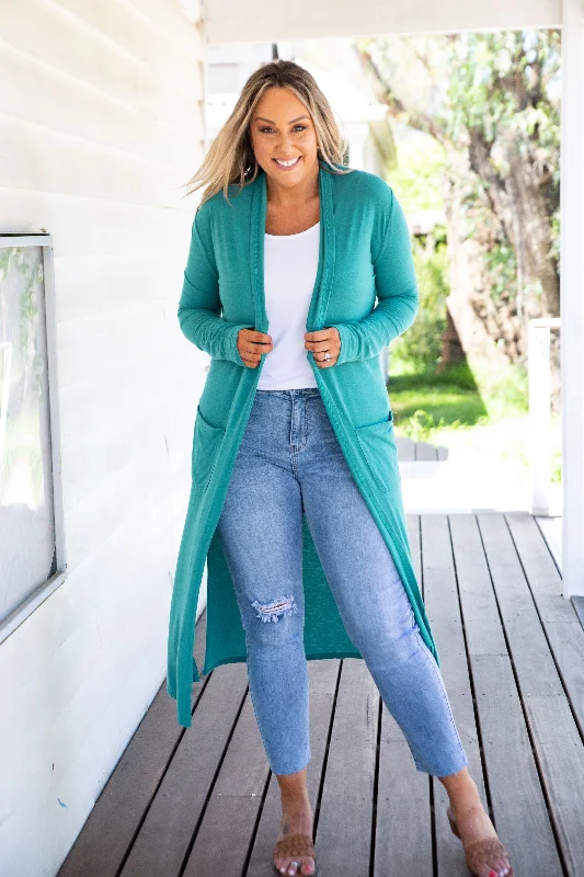 Jane Cardigan in Jade