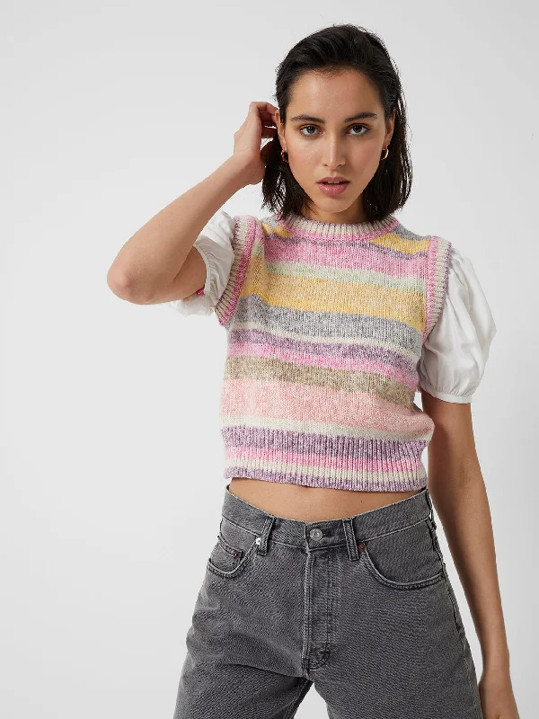 Kasper Space-Dye Mix Media Jumper