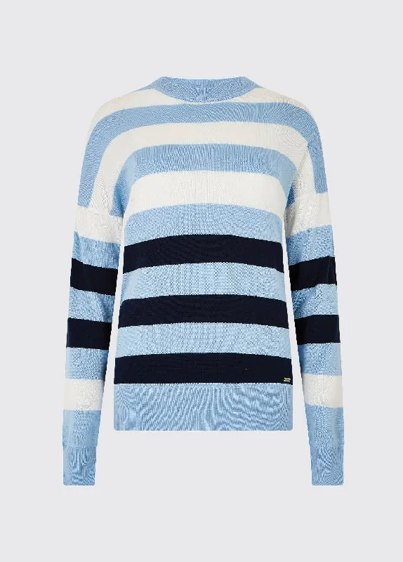 Aranmore Crew Neck sweater - Light Sky