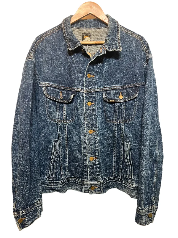 Lee Dark Blue Denim Jacket (Size L)