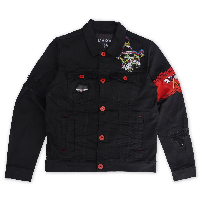 M1064 Hunting Season Denim Jacket - Black/Black