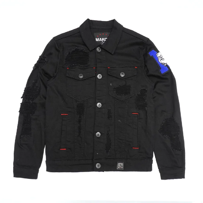 M1090 Leaders Denim Jacket - Black