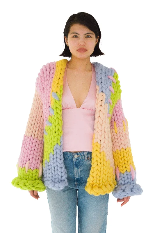 Midi Pastel Colossal Knit Cardigan