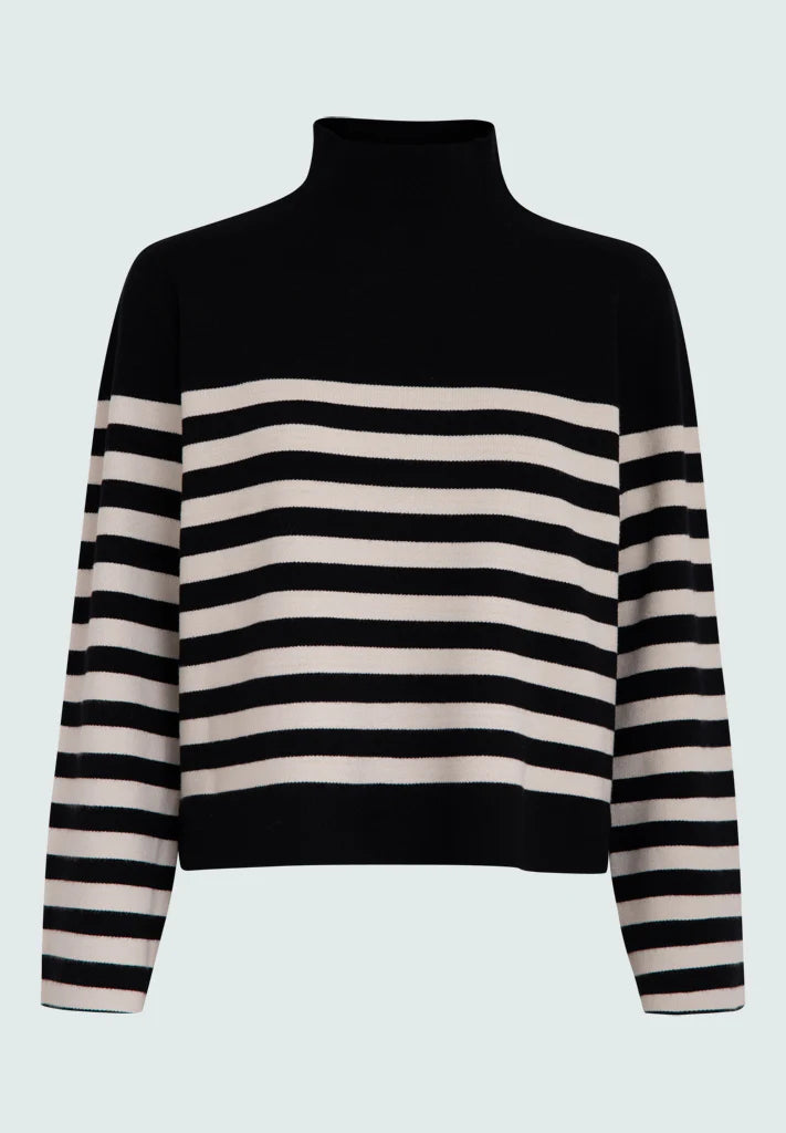 Minus Lupi Striped Knit - Black