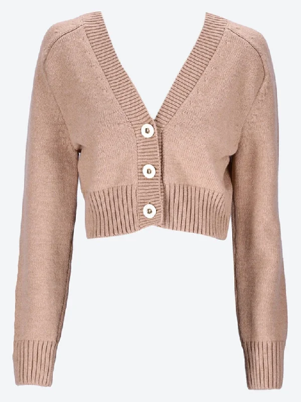 Wool cashmere cardigan