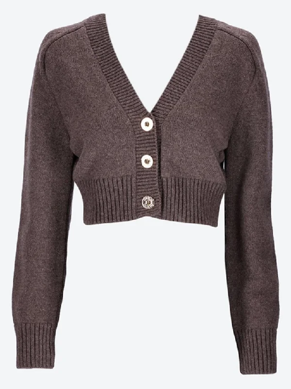 Wool cashmere cardigan