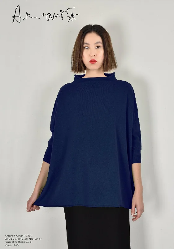 Plain BLUE Knit