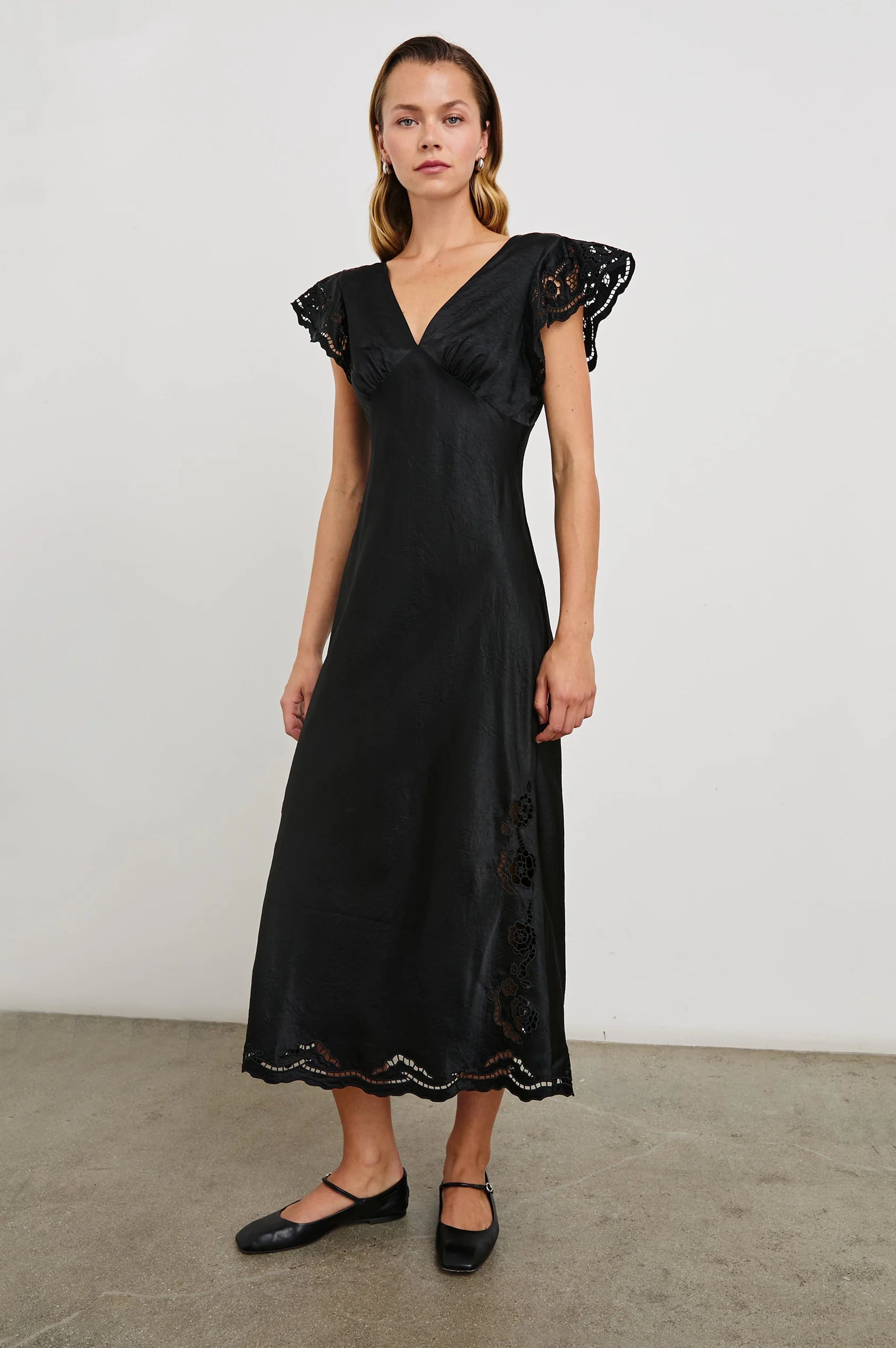 Rails McKenna Black Eyelet - Black