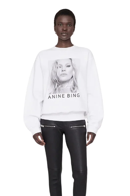 Ramona Sweatshirt in White Kate Moss