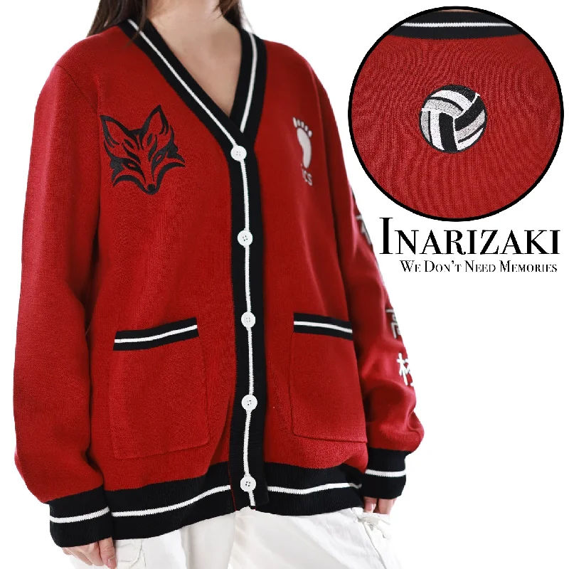 women's cardigans luxury -Red Team Cardigan Preorder