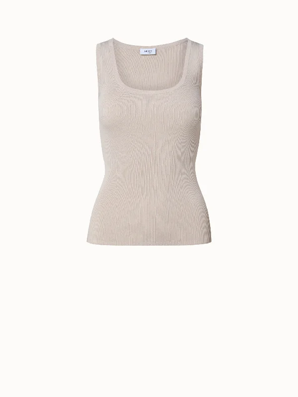 Ribbed Wool Tank Top