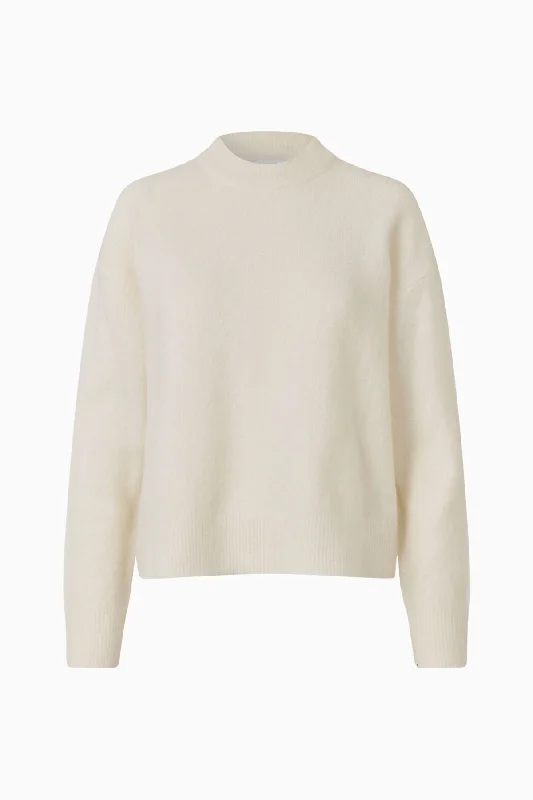 Samsøe Samsøe Anour O-Neck Knit Jumper - Clear Cream