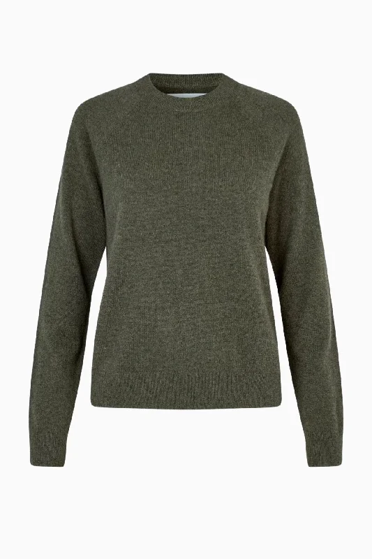 Samsøe Samsøe Boston O-Neck Jumper - Forest Night