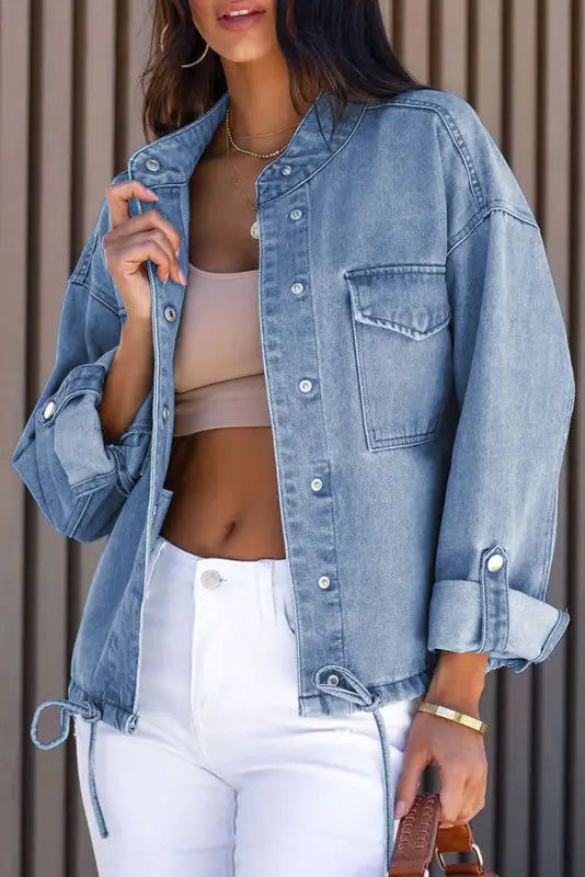 Sky Blue Denim Jacket