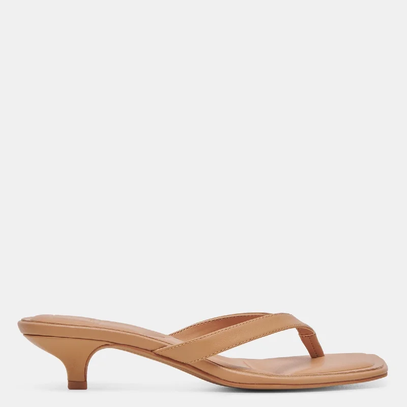 Tasiah Sandals Light Tan Leather