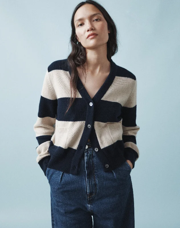 The CARDIGAN / 3.0 - Navy & Parchment