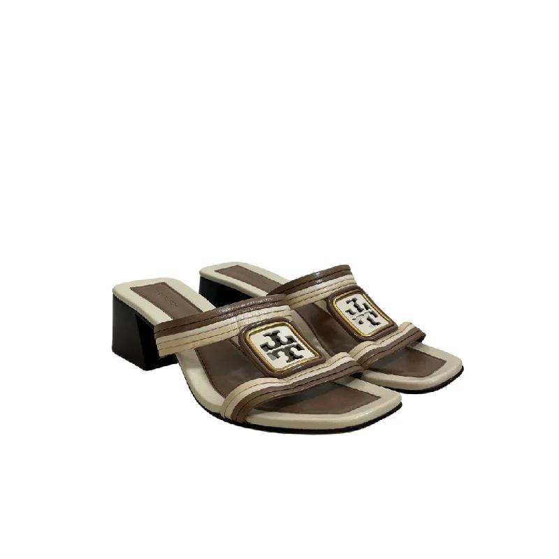 Tory Burch Georgia Bombe Mule Sandals | Pre Loved |