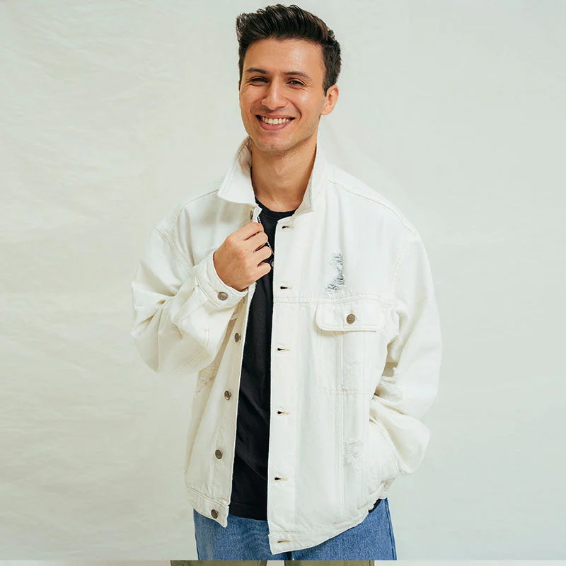 White Denim Jacket