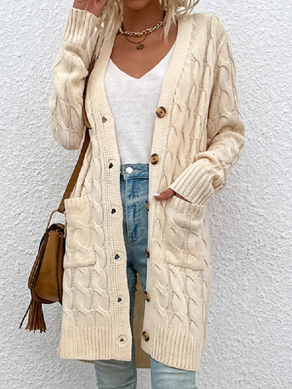 Amy Fashion - Winter Vintage Casual Loose Cardigan