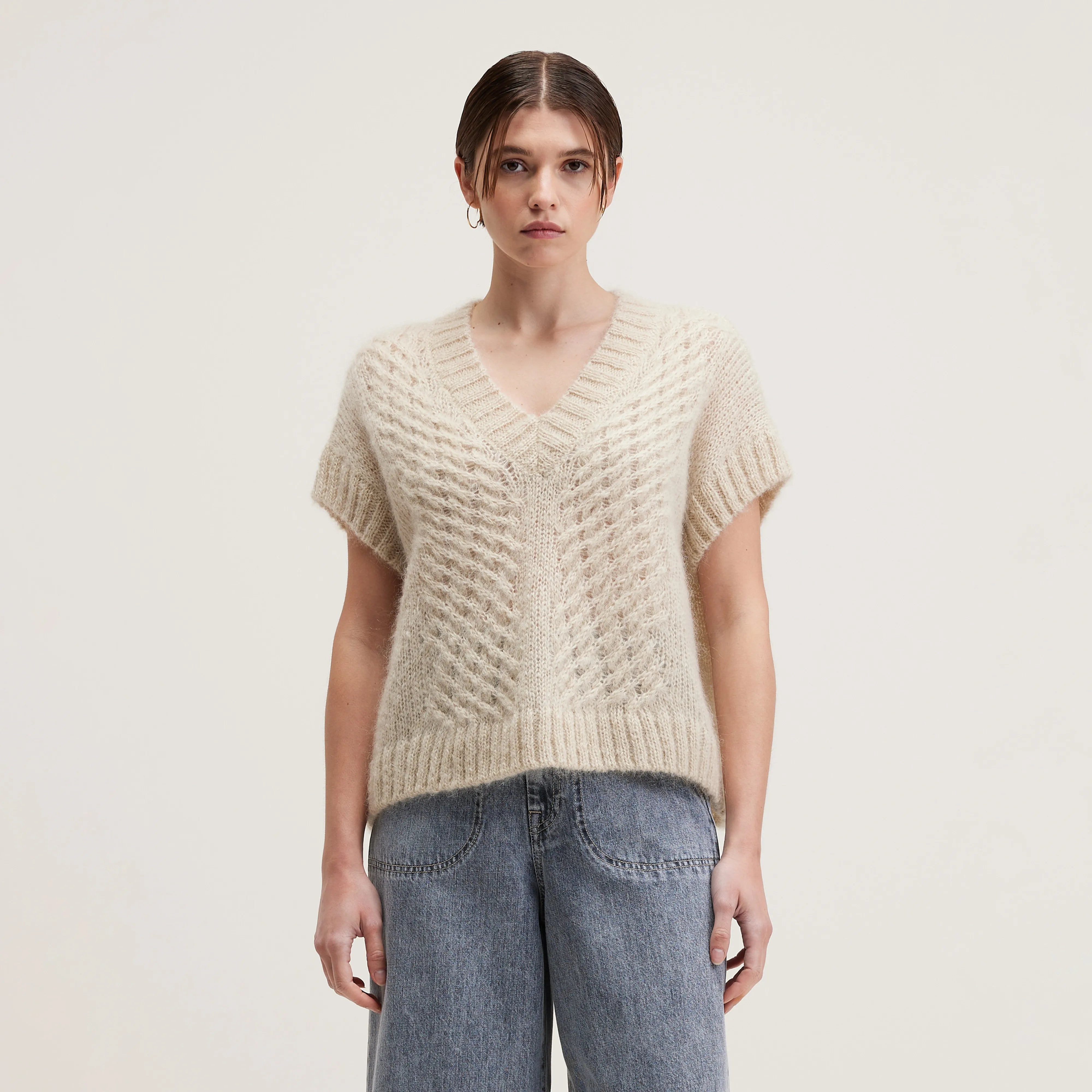 Abevy sleeveless sweater (242 / W / SABLE)