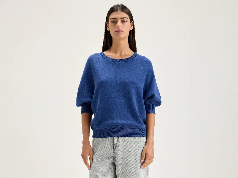 Anglet crew-neck sweater (242 / W / BLUE JEANS)