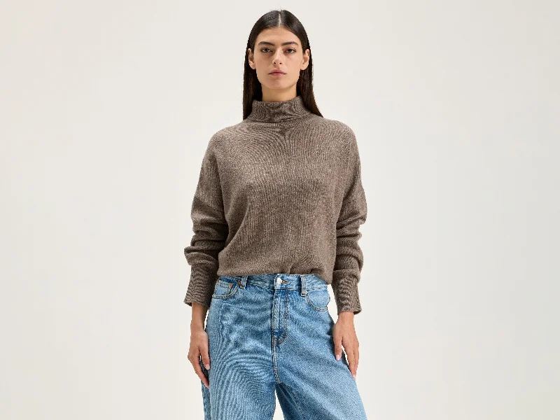 Ganzi turtleneck sweater (242 / W / DUST)