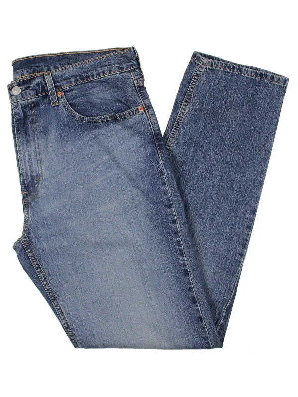 502 Mens Denim Mid-Rise Tapered Leg Jeans