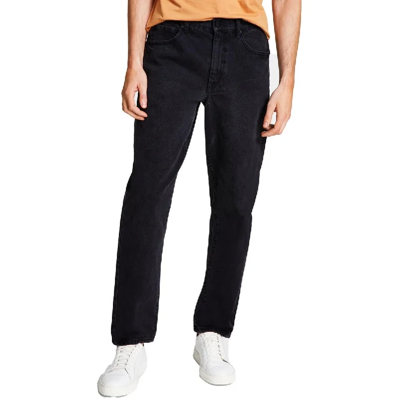 And Now This Mens Mid-Rise Relaxed Tapered Leg Jeans