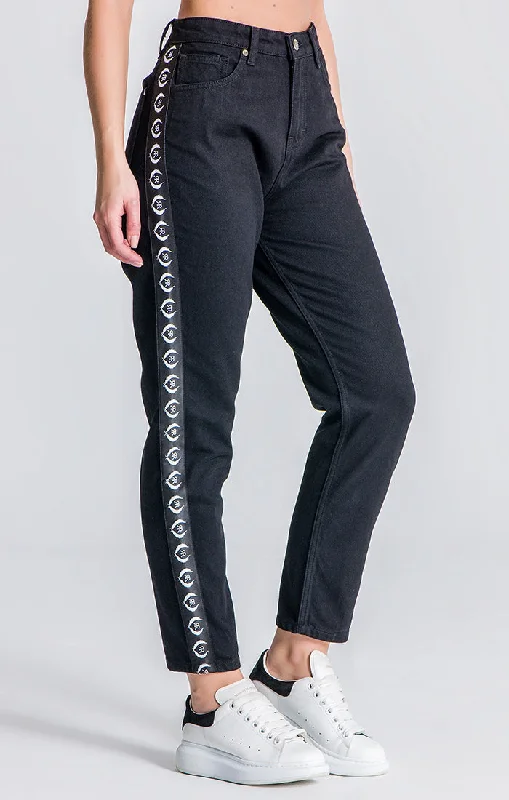 Black RR Mom Fit Jeans