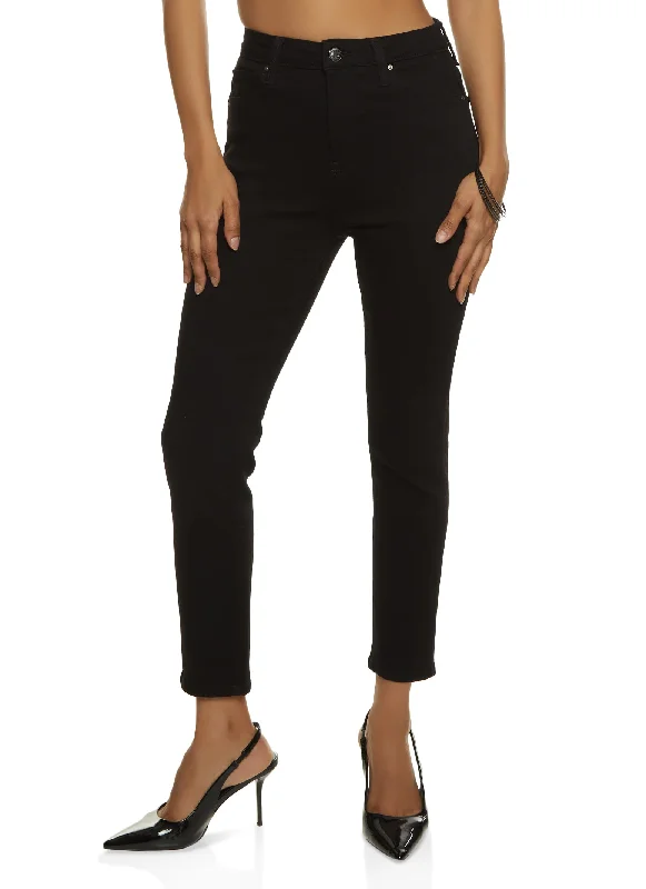 WAX Whiskered Cropped Skinny Jeans