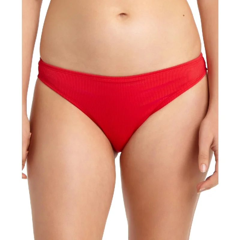 California Waves Womens Hipster Ribbed Swim Bottom Separates