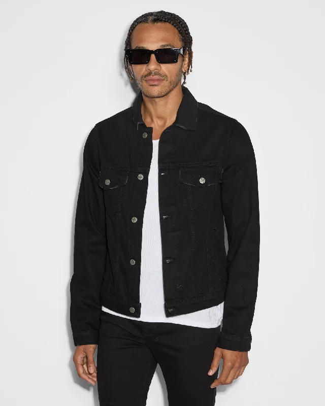 CLASSIC JACKET LAID BLACK