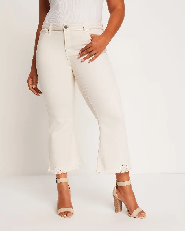 Berkeley Crop Kick Flare Jeans