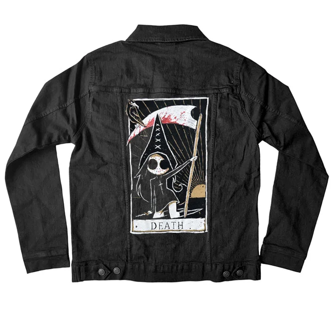 Death Card Denim Jacket