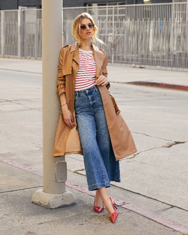 Drew Cropped Wide Leg Jeans