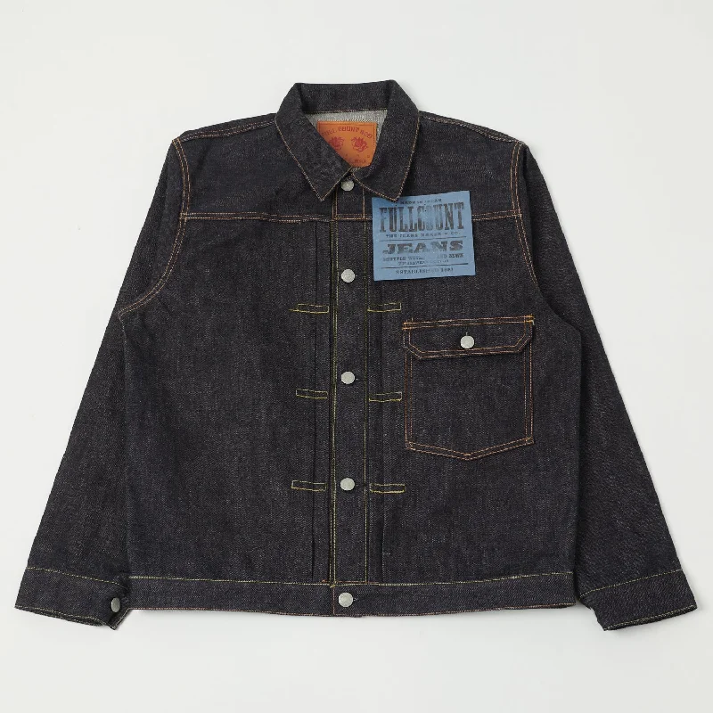 Full Count 2107XX 15.5oz Type I Denim Jacket - Raw