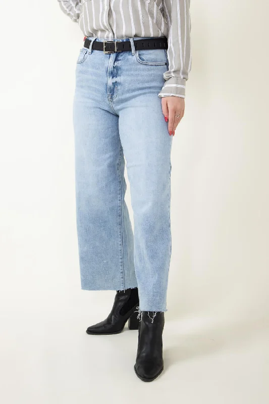 Hidden Nori High Rise Wide Leg Cropped Jeans for Women | HD9142C-LT